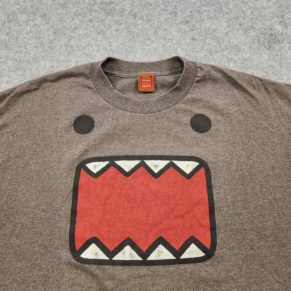 VTG Y2K 2000s DOMO Kun Mens XL X-Large Big Face Graphic T Shirt - Picture 4 of 9